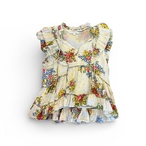 Love the Label Romantic Boho Cotton Floral Blouse